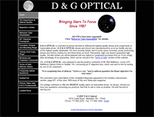 Tablet Screenshot of dgoptical.com